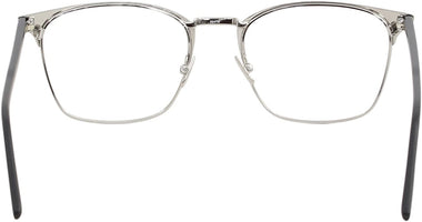 SL 224 002 Black Silver Metal Square Eyeglasses 52mm