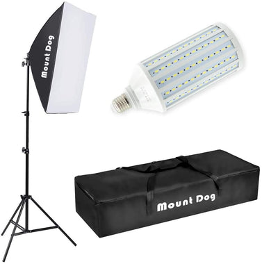 LED Softbox Photography Lighting Kit with 20"X28" Reflector