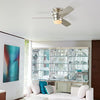 Harbor Breeze Brushed Nickel Ceiling Fan with Light Kit and Remote