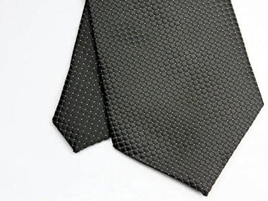 Wehug Men's Classic Solid Tie Silk Woven Necktie