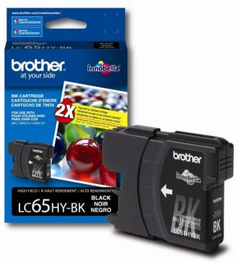 Brother LC65HYBK High-Yield Ink Cartridge, 900 Page-Yield
