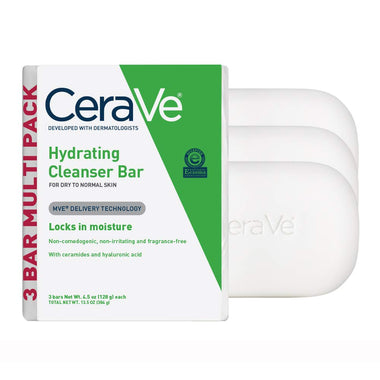 CeraVe Hydrating Cleanser Bar | Soap-Free Body and Facial Cleanser