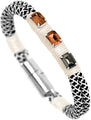 Deiss Unisex Genuine Crystal Rope Bracelet Handmade Braided Bracelet