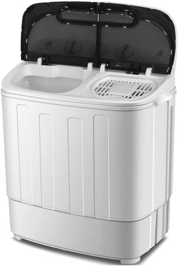 Super Deal Mini Twin Tub Washing Machine w/Wash and Spin Cycle