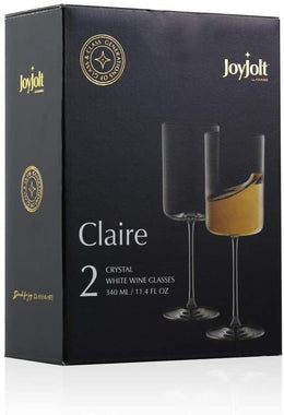 JoyJolt White Wine Glasses