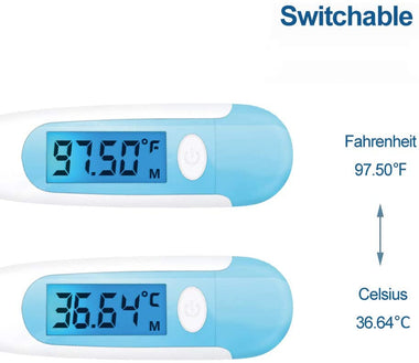 Digital Basal Thermometer with Blue Backlight LCD Display