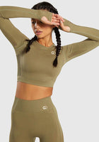 Long Sleeve Hallow Out Tops Push Sets