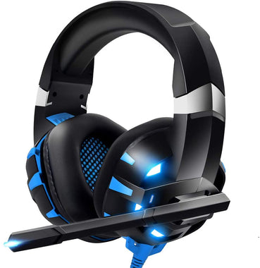RUNMUS Gaming Headset Xbox One Headset PS4 Headset with Crystal Clear Mic & LED