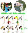 10pcs Fishing Lure Spinnerbait