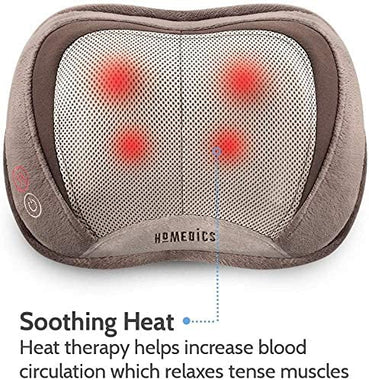 3D Shiatsu & Vibration Massage Pillow with Heat