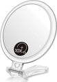 Hand Mirror Double-Sided 1X/10X Magnifying Foldable Makeup