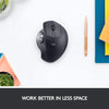 MX Ergo Wireless Trackball Mouse Adjustable Ergonomic Design
