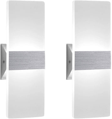 Modern Wall Sconce , Set of 2 LED Wall Lamp