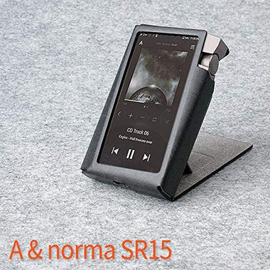 for Astell&Kern A&Norma SR15, Hand Crafted Miter PU Leather Case Cover
