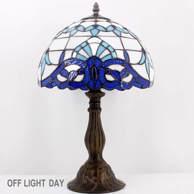 Tiffany Baroque Glass Antique Table Lamp