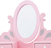 Little Princess Rapunzel Wooden Vanity Set with Mirror and Chair
