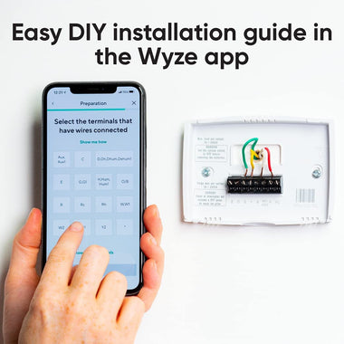 WYZE Smart WiFi Thermostat for Home with App Control Works