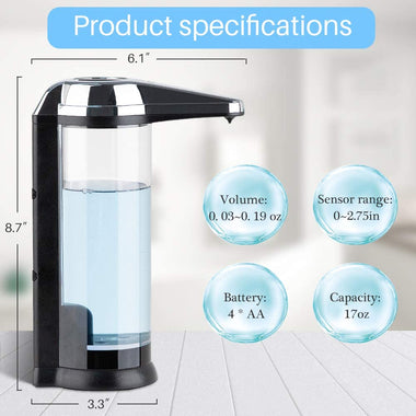 Secura Premium Electric Automatic Soap Dispenser-17oz / 500ml