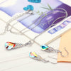 NEOGLORY Platinum-Plated Teardrop Jewelry Set with Crystal Embellished with Crystals