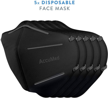 AccuMed Face Mask, Black