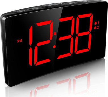 Alarm Clock, Digital Alarm Clock with Dual Alarms