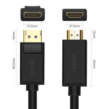 UGREEN 4K Displayport to HDMI Cable Uni-Directional
