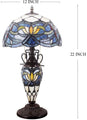 Tiffany (Bulb Included) Stained Glass Base Table Lamp