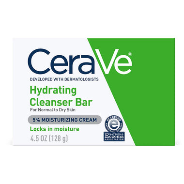 CeraVe Hydrating Cleanser Bar | Soap-Free Body and Facial Cleanser