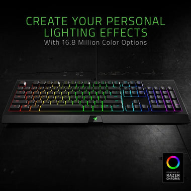 Razer Cynosa Chroma Gaming Keyboard: 168 Individually Backlit RGB Keys
