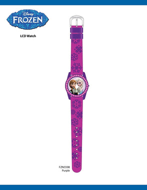 Frozen Kids' Digital Watch with Elsa and Anna on the Dial