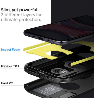 Spigen Tough Armor Designed for iPhone 11 Case (2019) - XP Black