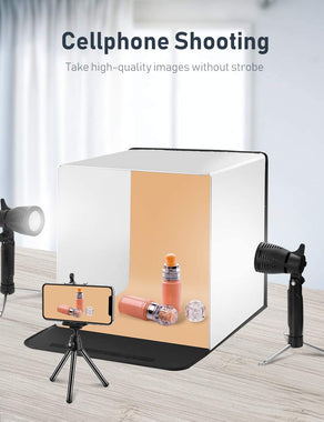 ESDDI Photo Light Box Photography 16"x16"/40x40cm Portable Table Top Lighting