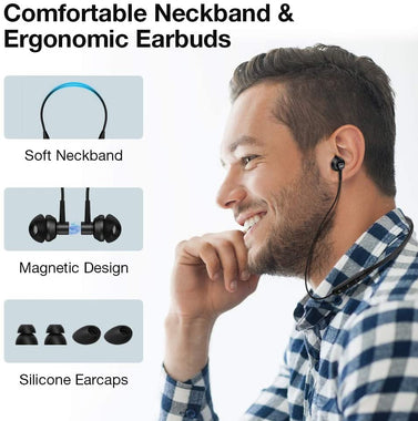 SoundMAGIC S20BT Bluetooth Earphones Neckband Magnetic Earbuds HiFi Stereo
