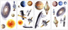 Space Travel Peel and Stick Wall Decals