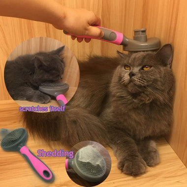 Hesiry Cat Brush Pet Soft Brush for Shedding