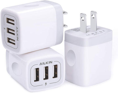 Wall Charger, USB Charger Adapter, Ailkin 3.1A