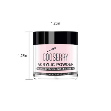 Cooserry Dipping Powder Nail Set - 8 Colors Nail Dip Powder Kit for Starter