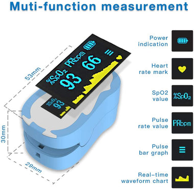 Pediatric Pulse Oximeter Fingertrip for Kids