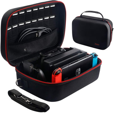 Protective Travel Deluxe Bag with Anti-Theft TSA Combination Lock for Switch Console