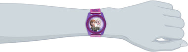 Frozen Kids' Digital Watch with Elsa and Anna on the Dial