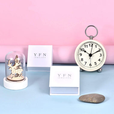 YFN Sterling Silver Created Oval Cut Birthstone Drop Dangle Women Leverback Earrings