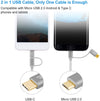 CableCreation 2 in 1 USB C Cable