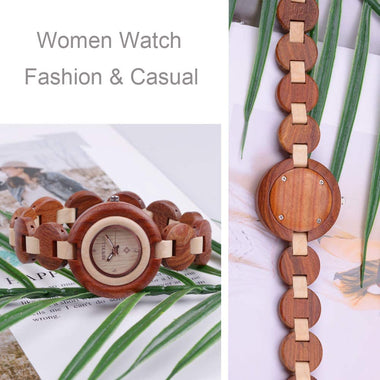 Bewell Women Handmade Lightweight Wrist Watches