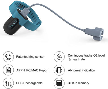 Wearable Oxygen Saturation Monitor Bluetooth