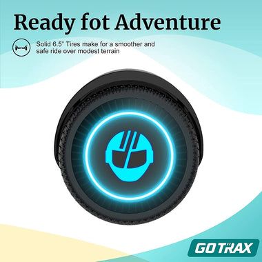 GOTRAX NOVA Hoverboard Self Balancing Scooter, 6.5" LED Wheels and Headlights