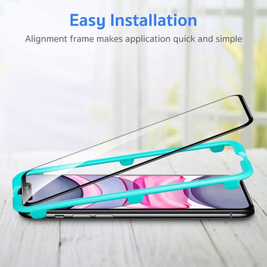 ESR Full-Coverage Tempered-Glass Compatible for iPhone 11