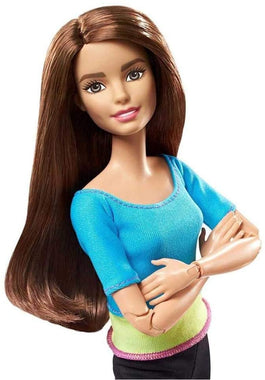 Barbie Made to Move Doll, Blue Top