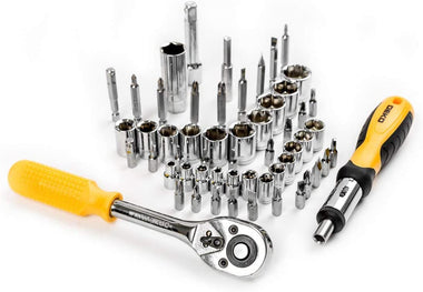 DEKOPRO 168 Piece Socket Wrench Auto Repair Tool