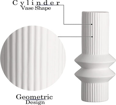 Modern Ceramic Vase Set of 2