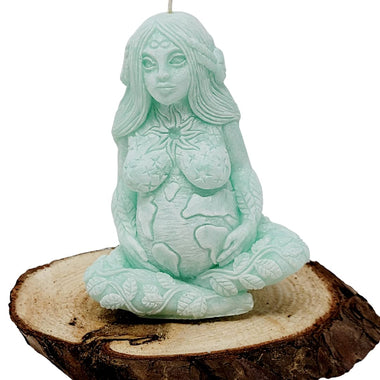 Mother Earth Gaia Goddess Candle